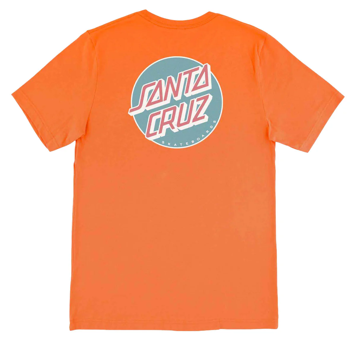 Santa Cruz Womens Other Dot Chest Relaxed T-Shirt - Burnt Orange - Image 2