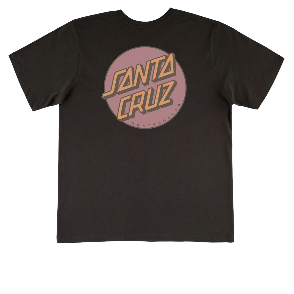 Santa Cruz Womens Other Dot Chest T-Shirt - Vintage Black - Image 2