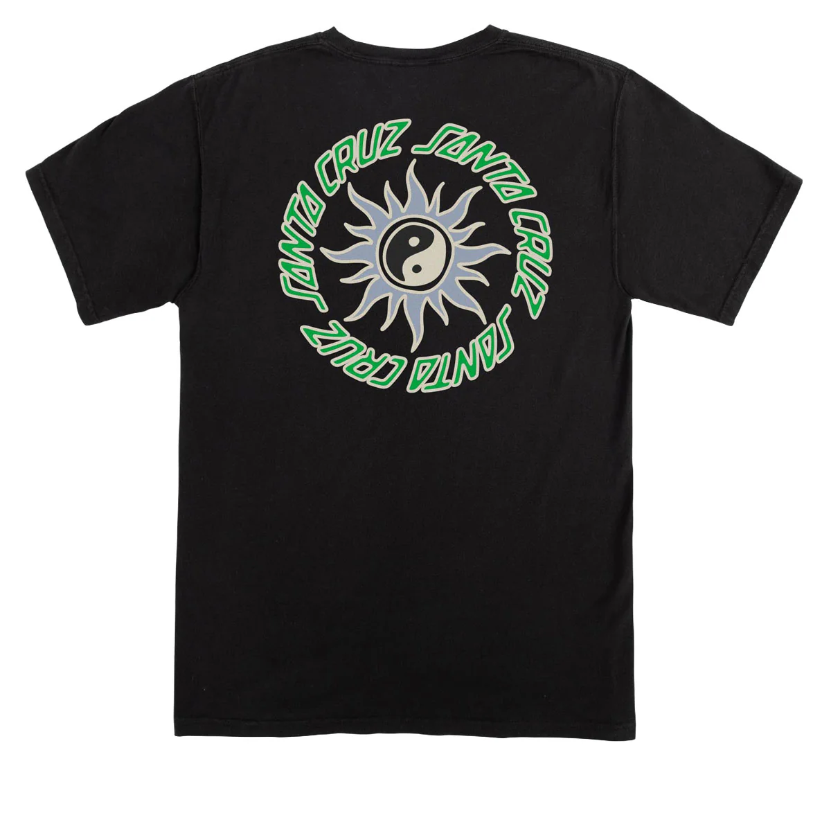 Santa Cruz Womens Sol Spiral Center Relaxed T-Shirt - Black - Image 2