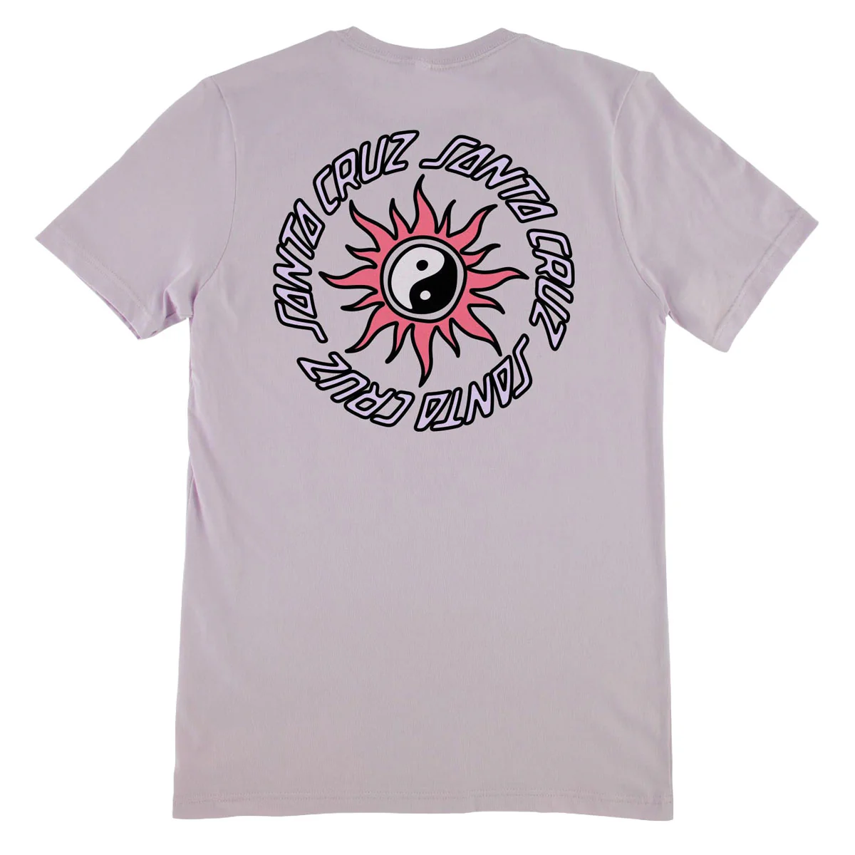 Santa Cruz Womens Sol Spiral Center Relaxed T-Shirt - Lavender Dust - Image 2