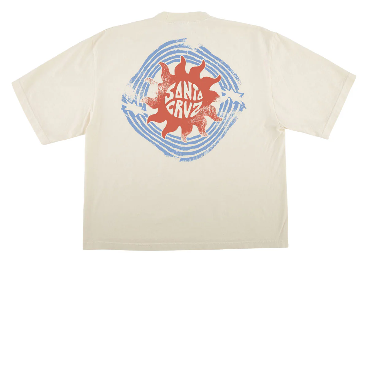Santa Cruz Womens Sun Daze T-Shirt - Cream - Image 2