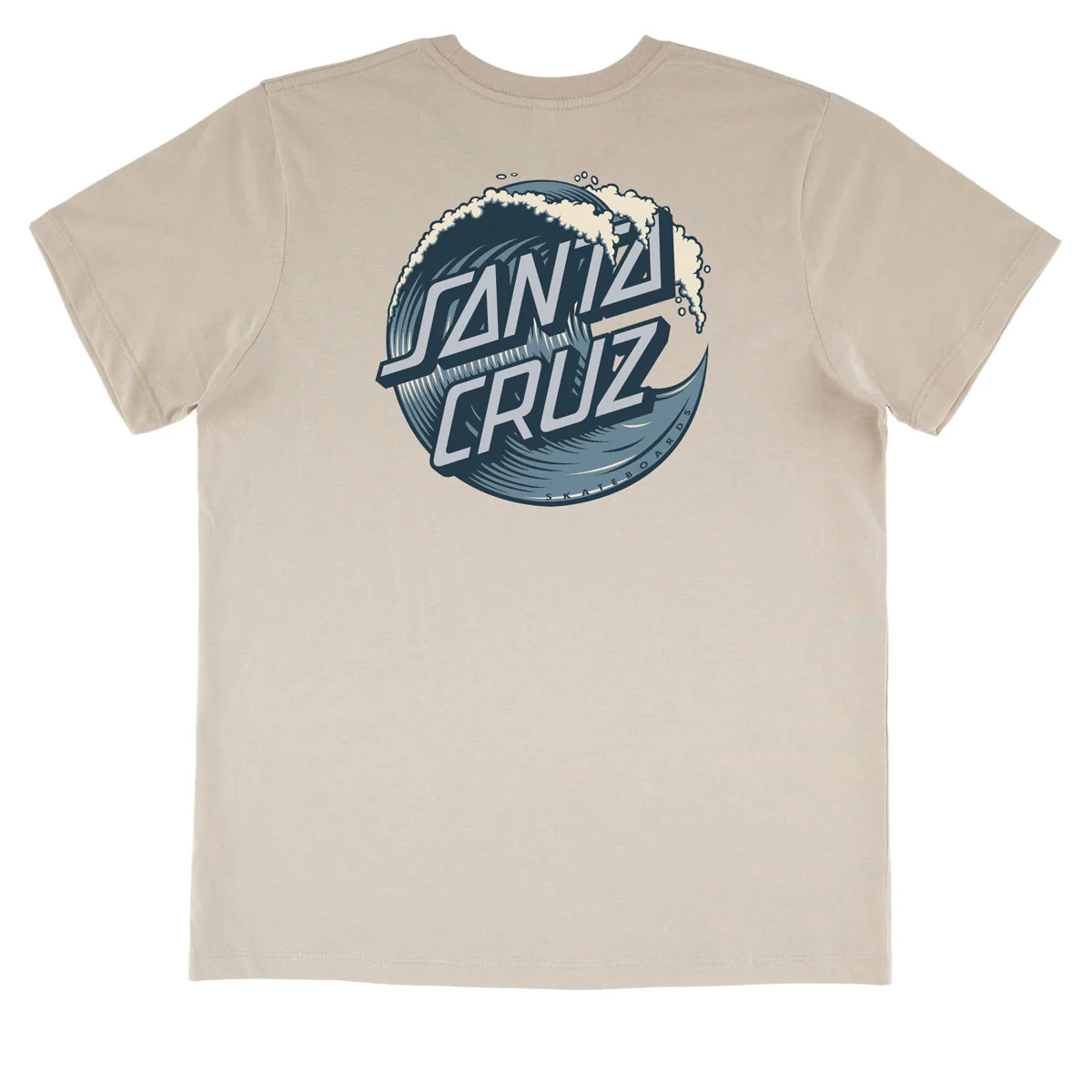 Santa Cruz Womens Wave Dot T-Shirt - Bone - Image 2