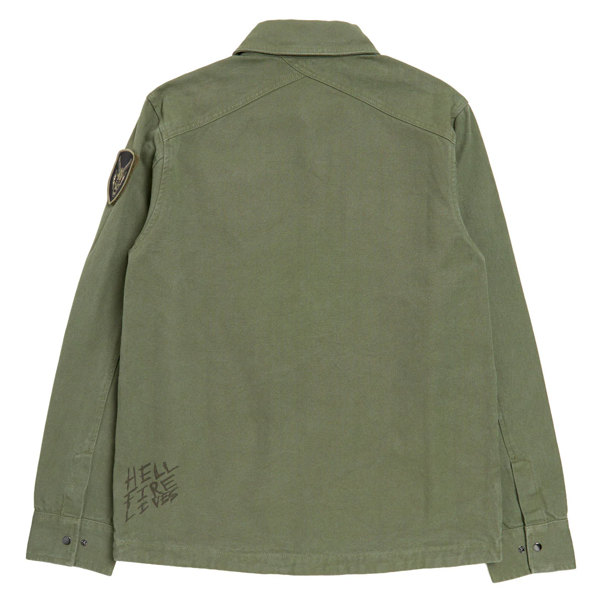 Santa Cruz x Stranger Things Crawl Utility Jacket - Army - Image 2