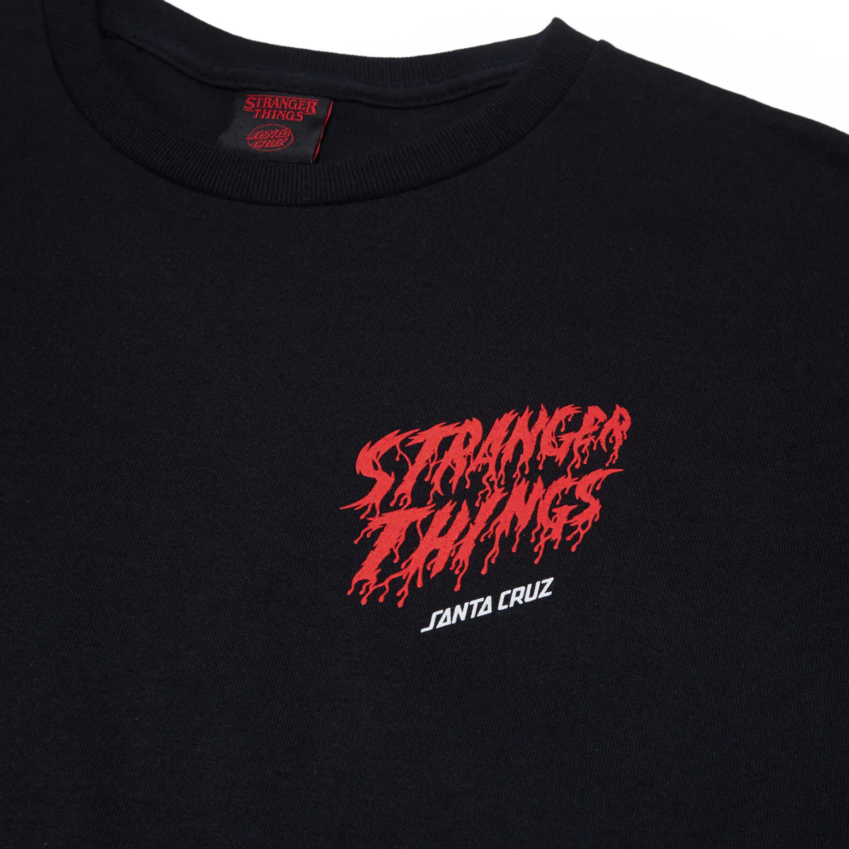 Santa Cruz x Stranger Things Eddie Slasher T-Shirt - Black - Image 3