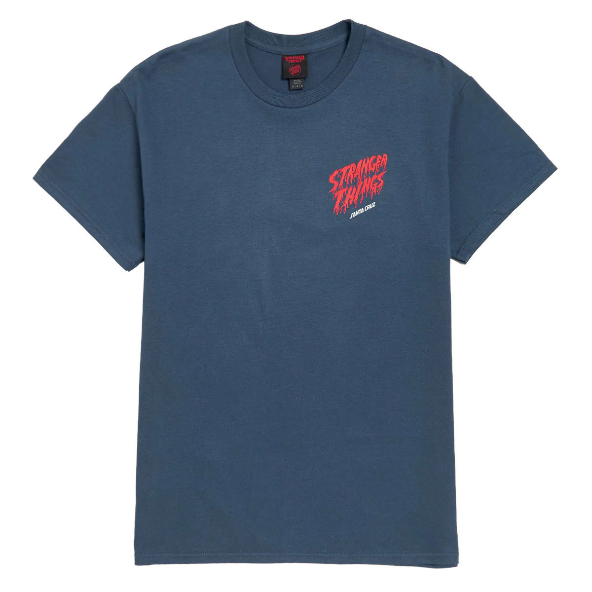 Santa Cruz x Stranger Things Eddie Slasher T-Shirt - Blue Dusk - Image 2