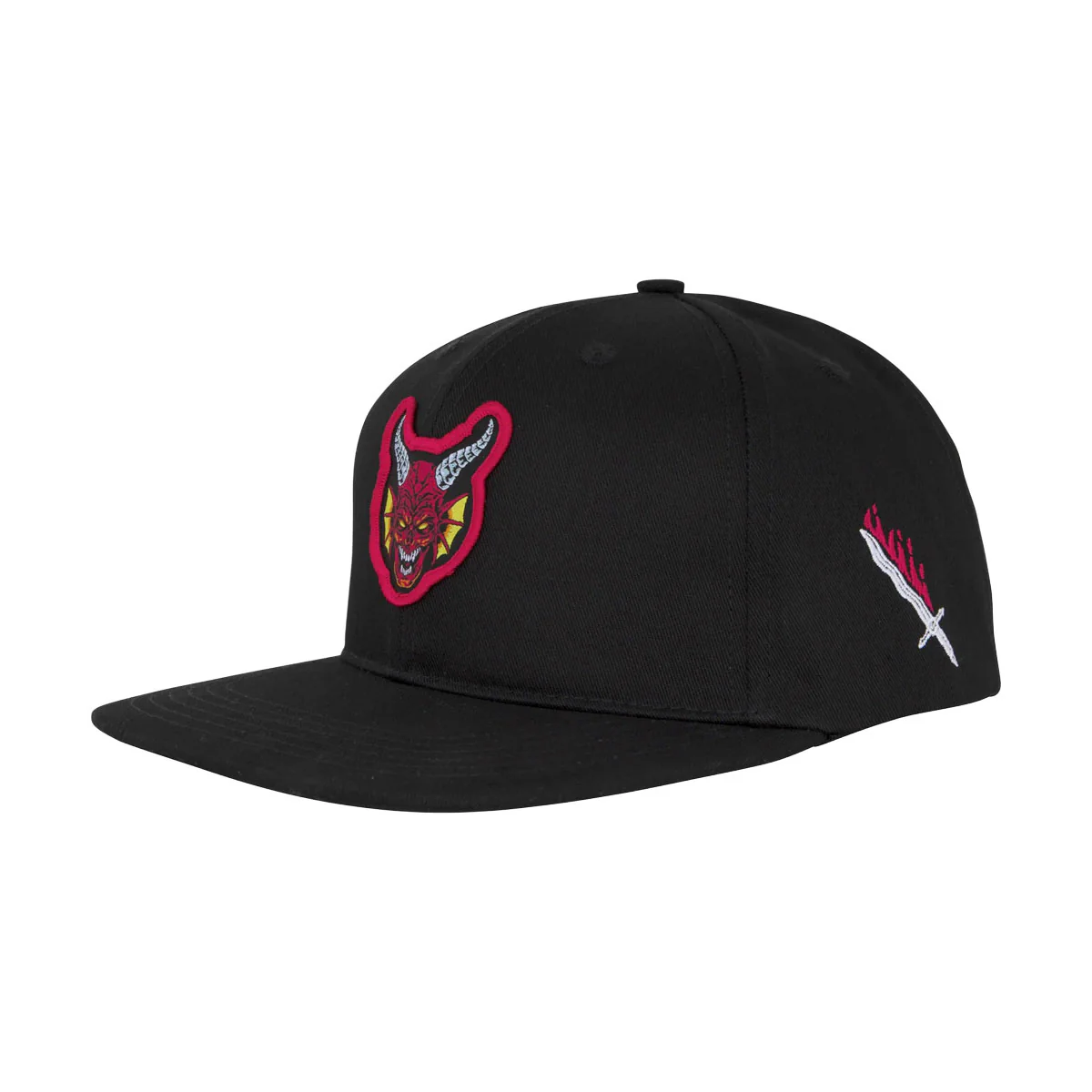 Santa Cruz x Stranger Things Hellfire Club Snapback Hat - Black - Image 5