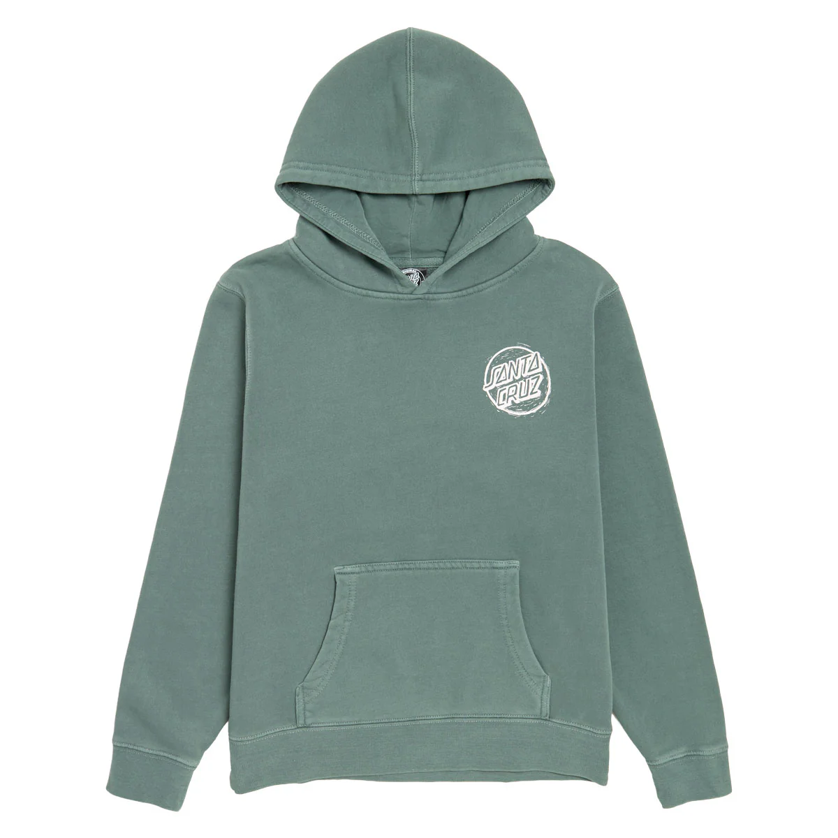 Santa Cruz Youth Cut Opus Hoodie - Pigment Alpine Green - Image 2