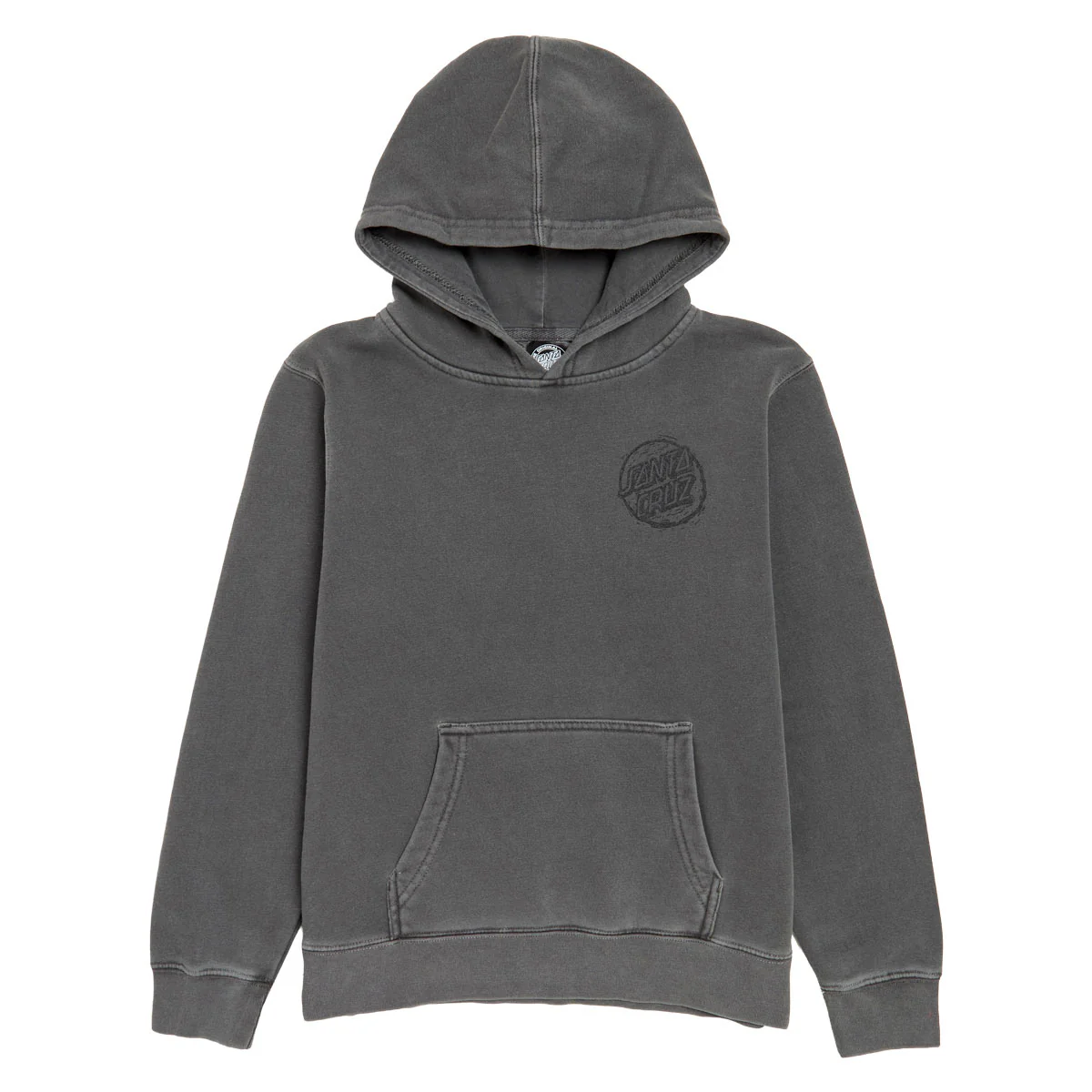 Santa Cruz Youth Cut Opus Hoodie - Pigment Black - Image 2