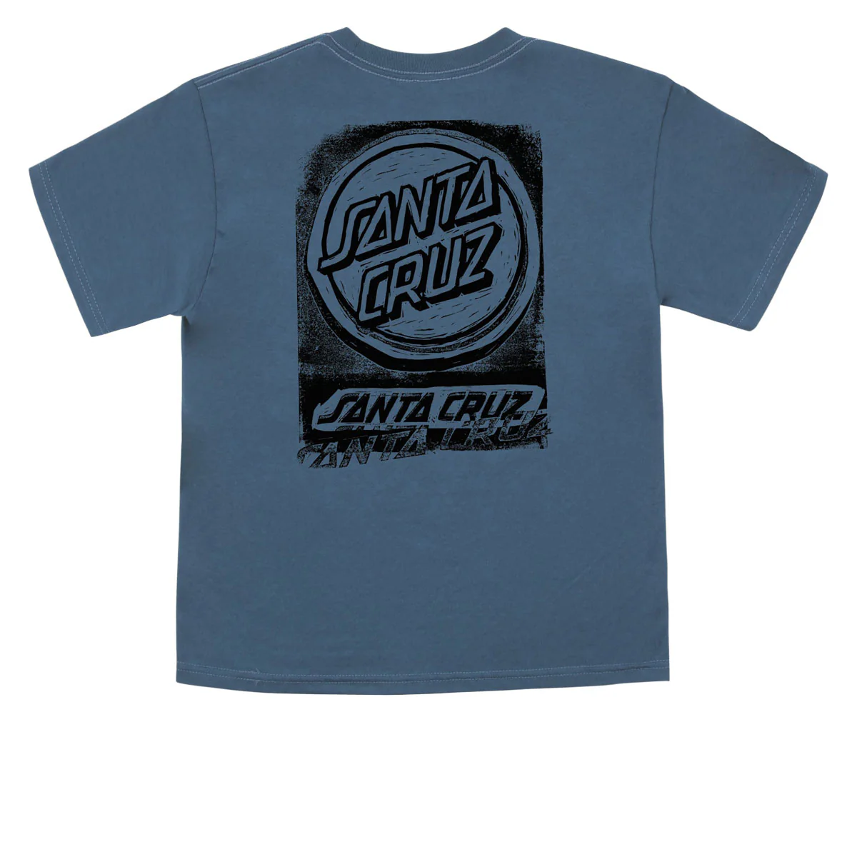 Santa Cruz Youth Cut Opus T-Shirt - Indigo
