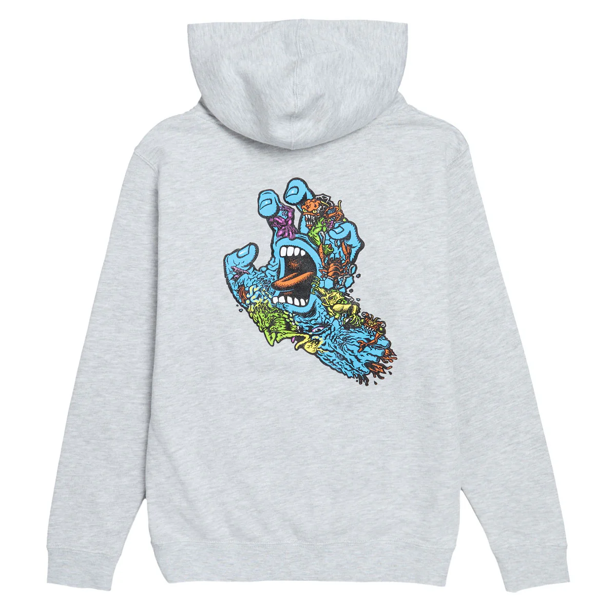 Santa Cruz Youth Roskopp Screaming Five Hoodie - Grey Heather