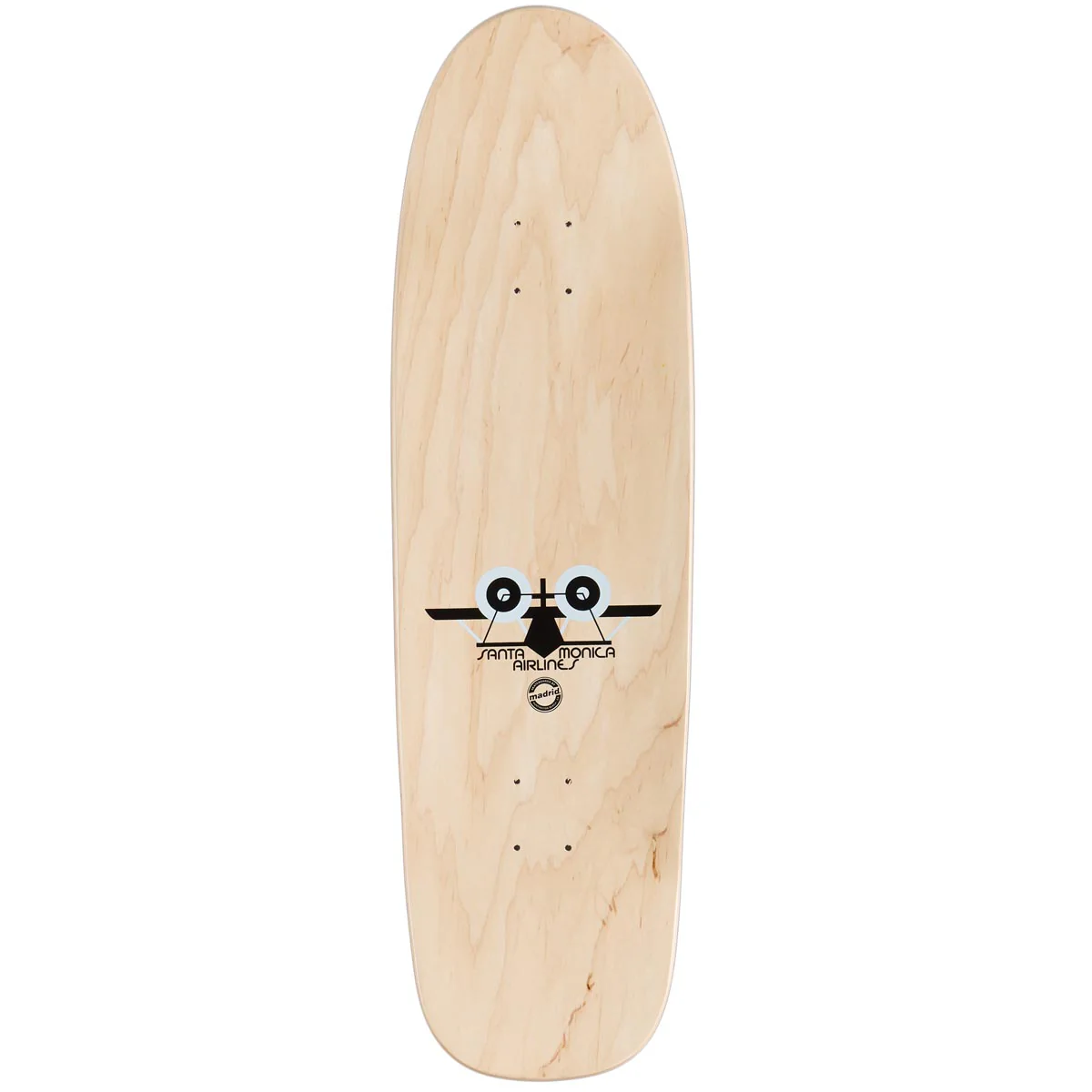 Santa Monica Airlines Pat Ngoho Skateboard Deck - White Formica - 9.50" - Image 2