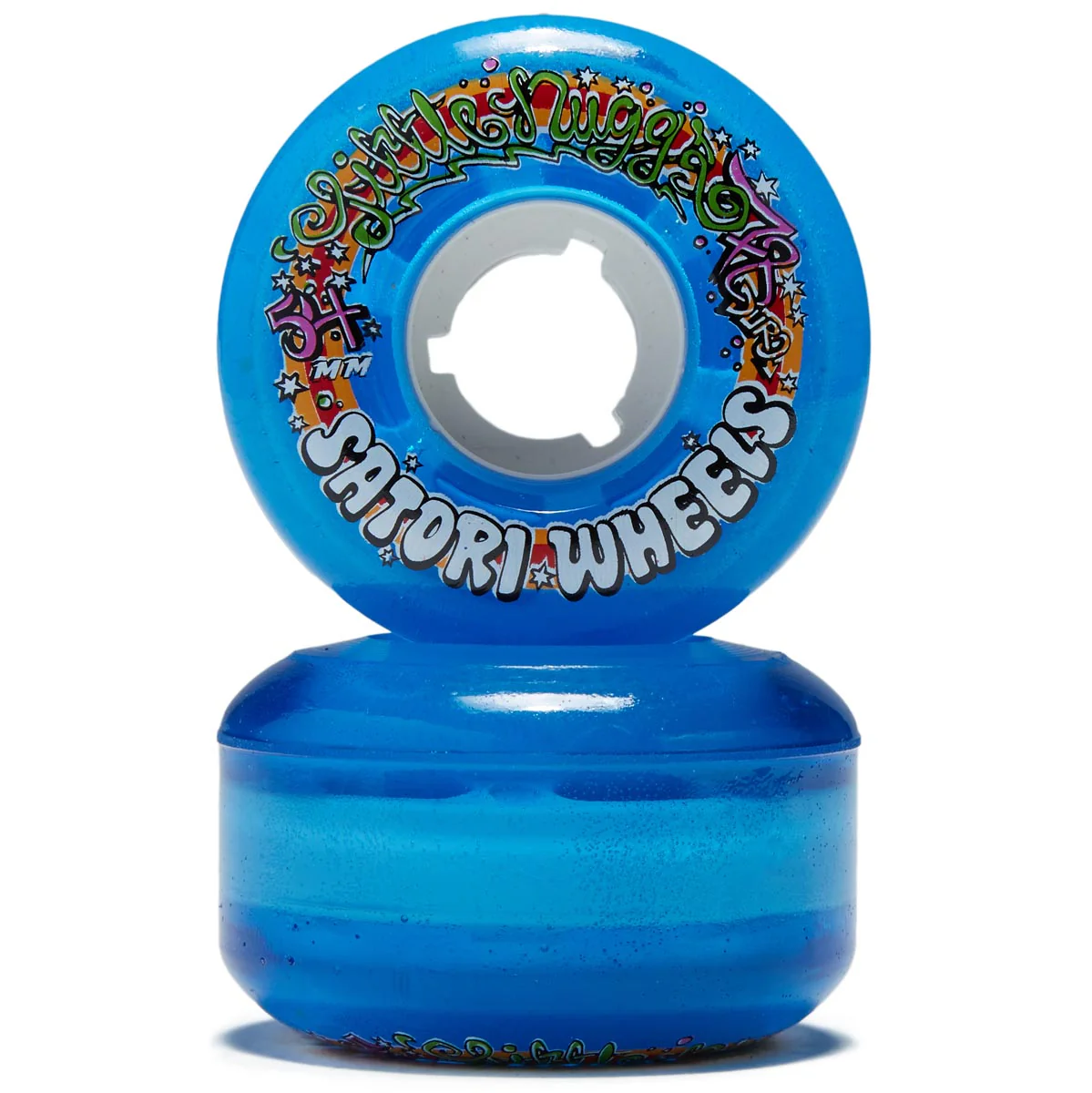 Satori Movement Lil Nugz Cruiser 78a Skateboard Wheels - Blue - 54mm - Image 2