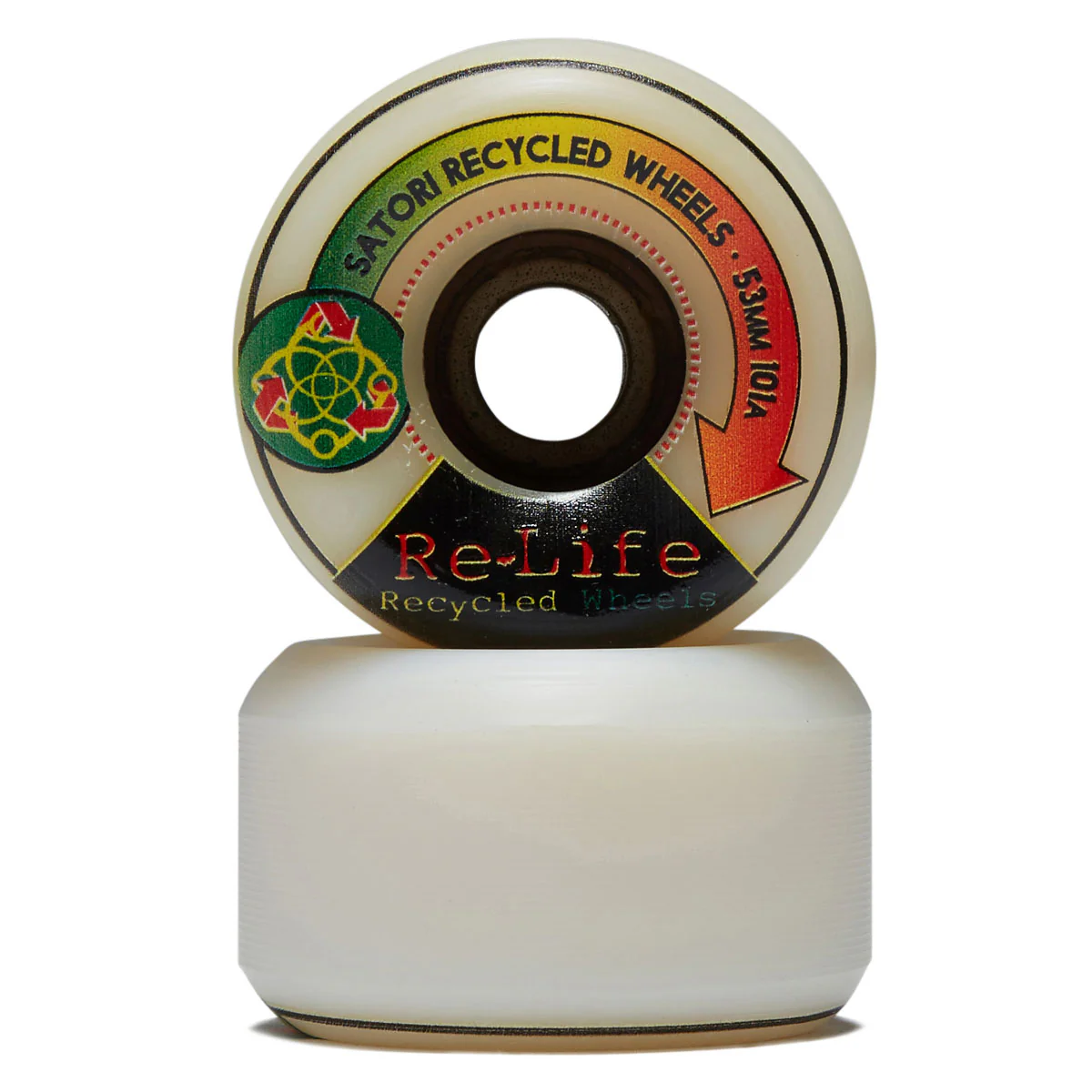 Satori Movement ReLife Recycled 101a Conical Skateboard Wheels - 53mm - Image 2