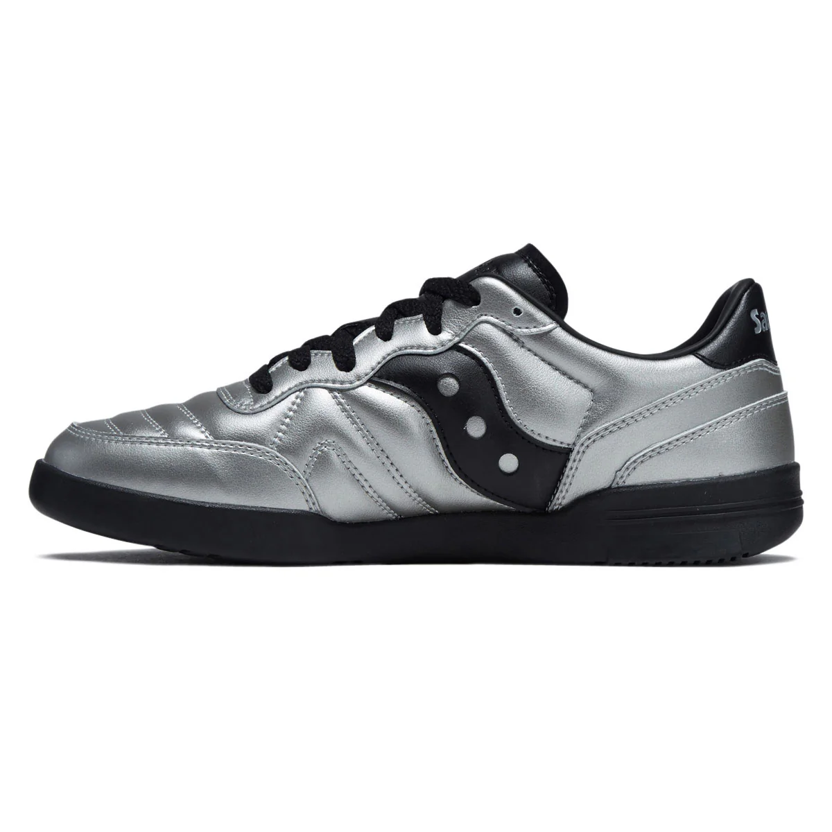 Saucony 586i Shoes - Silver/Black - Image 2