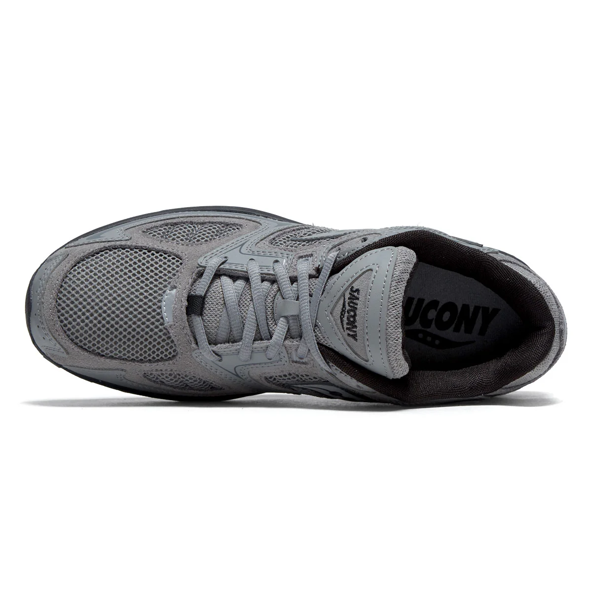 Saucony Grid Jazz 9 Shoes - Cinder/Black - Image 3