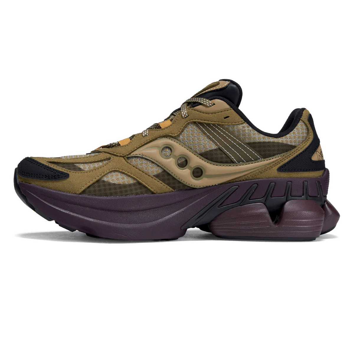 Saucony Grid NXT Shoes - Brown/Wine - Image 2