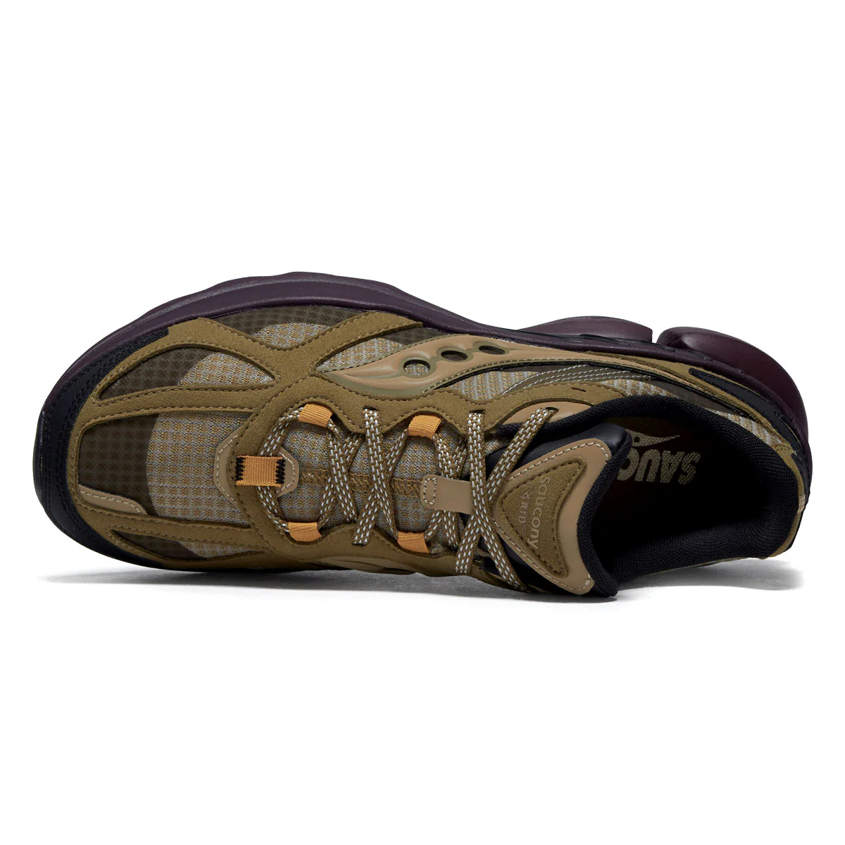 Saucony Grid NXT Shoes - Brown/Wine - Image 3
