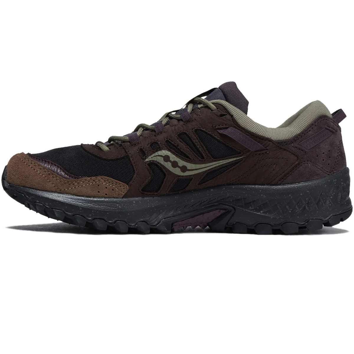 Saucony Grid Peak Shoes - Black/Wine - Image 2