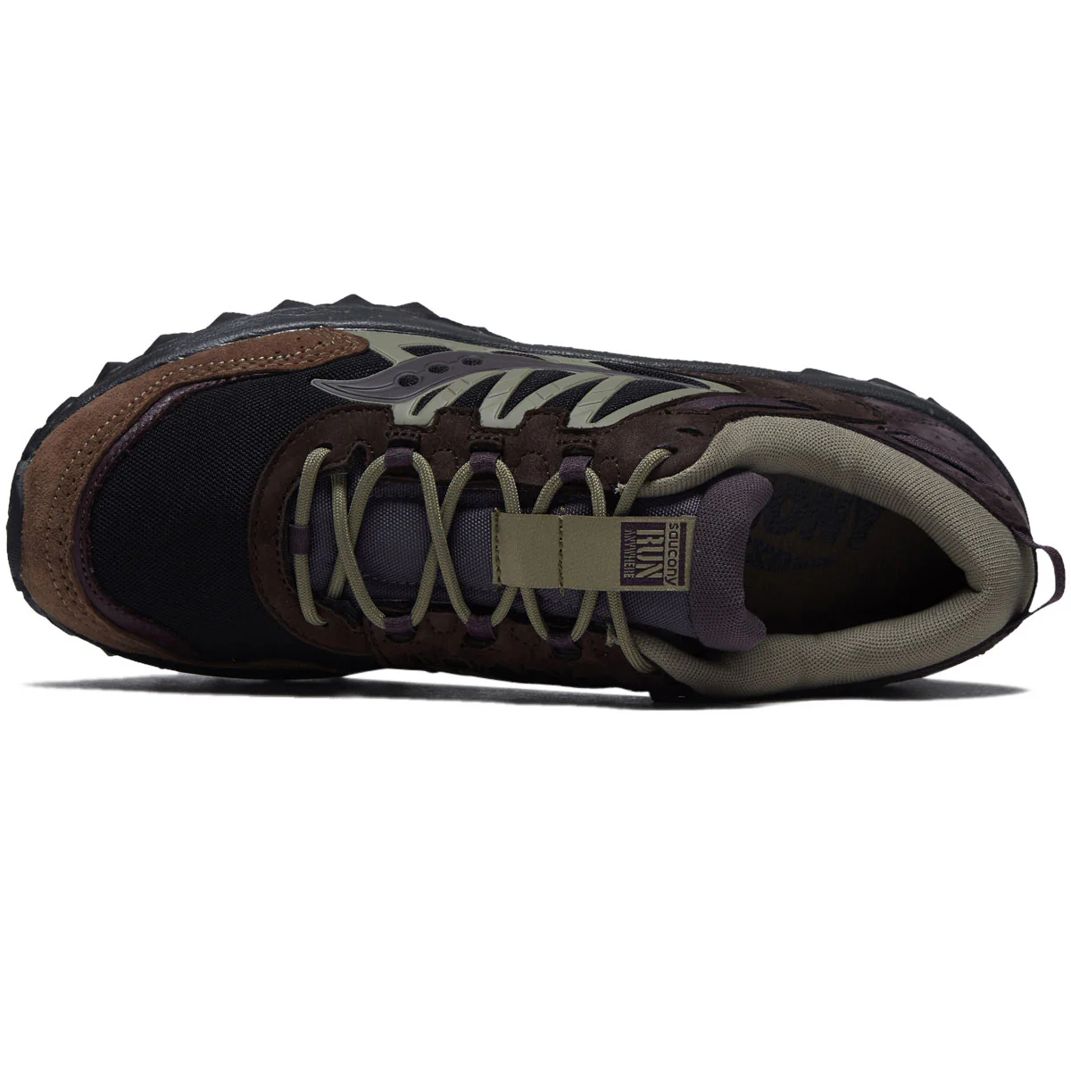 Saucony Grid Peak Shoes - Black/Wine - Image 3