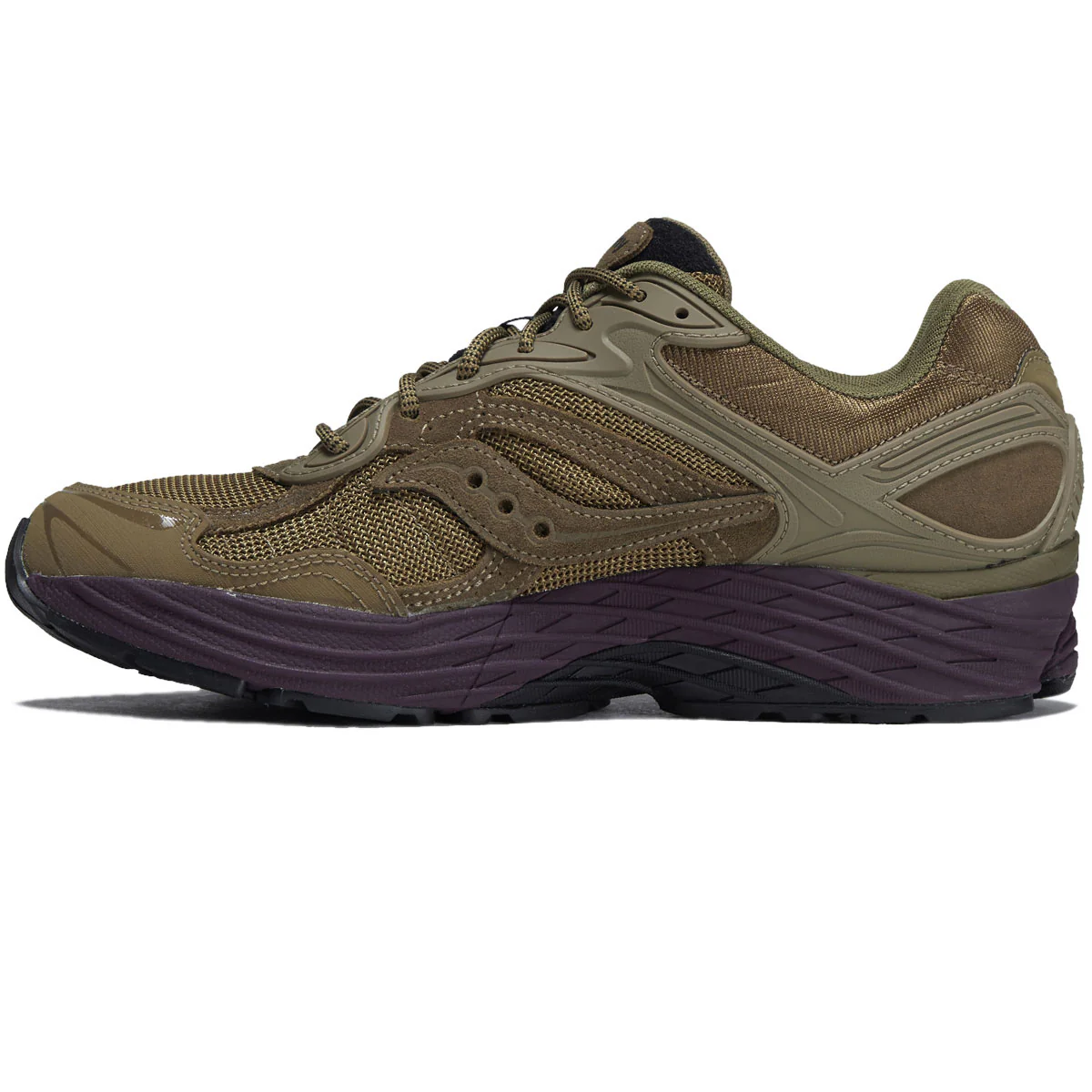 Saucony Progrid Omni 9 Shoes - Brown/Wine - Image 2