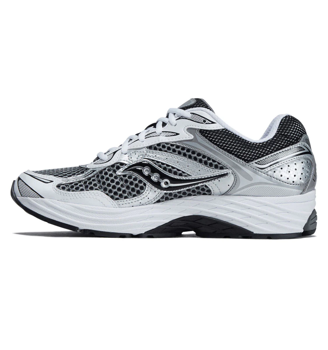 Saucony Progrid Omni 9 Shoes - Grey/Silver - Image 2