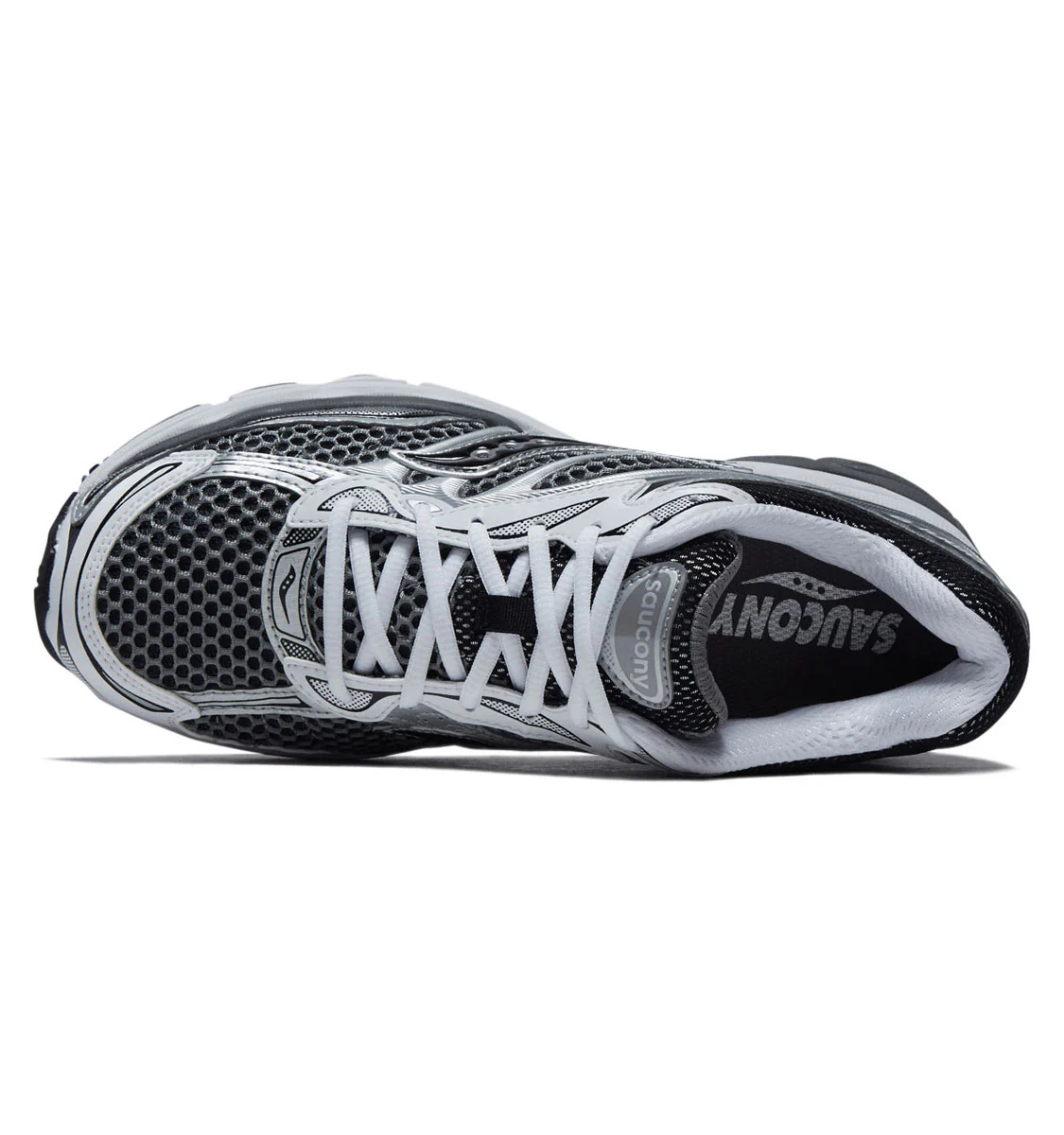 Saucony Progrid Omni 9 Shoes - Grey/Silver - Image 3