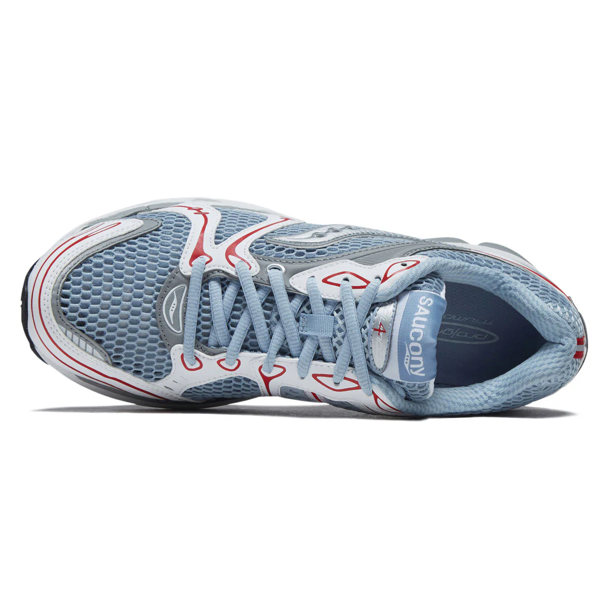 Saucony Progrid Triumph 4 Shoes - Blue/White - Image 3