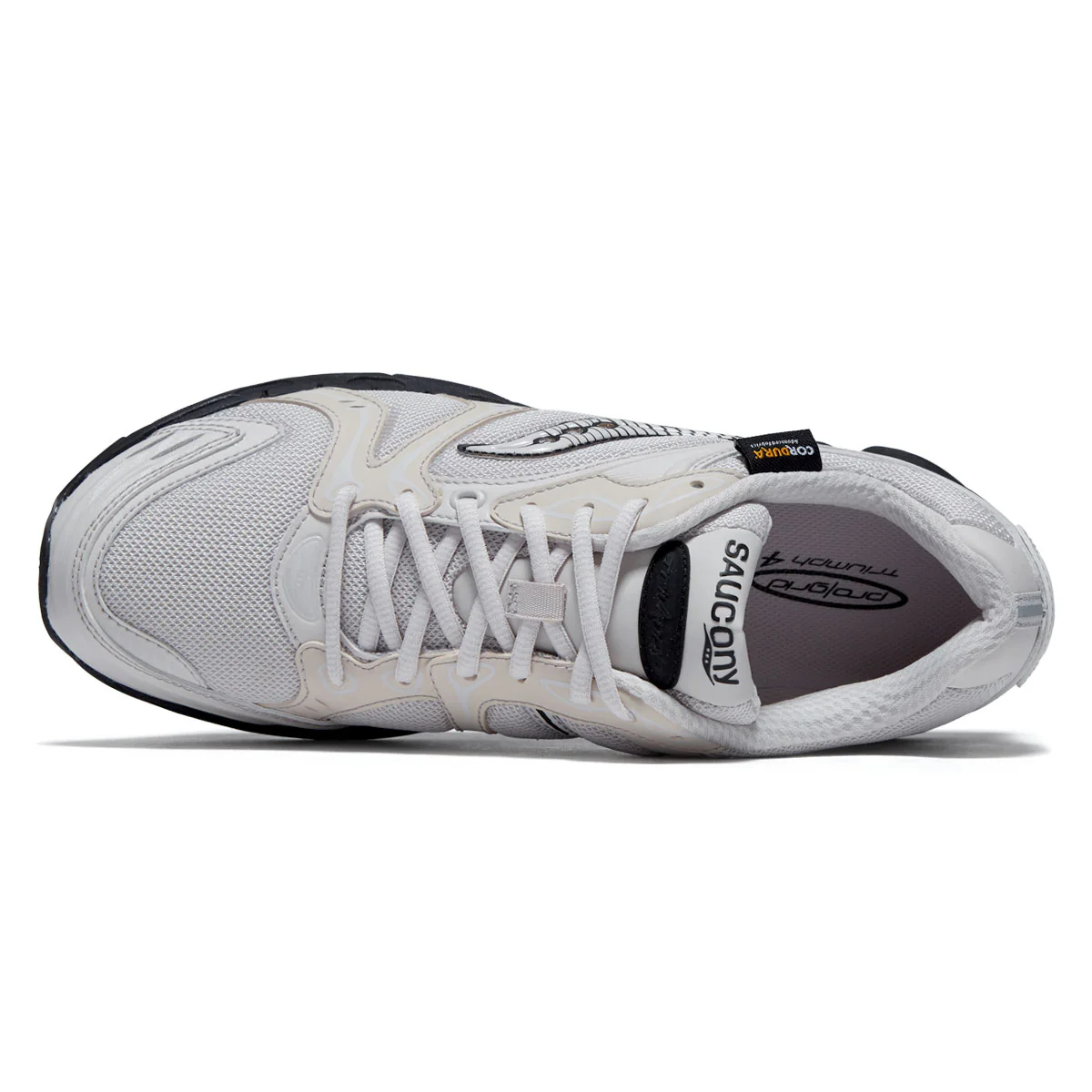 Saucony Progrid Triumph 4 Shoes - White Sand - Image 3