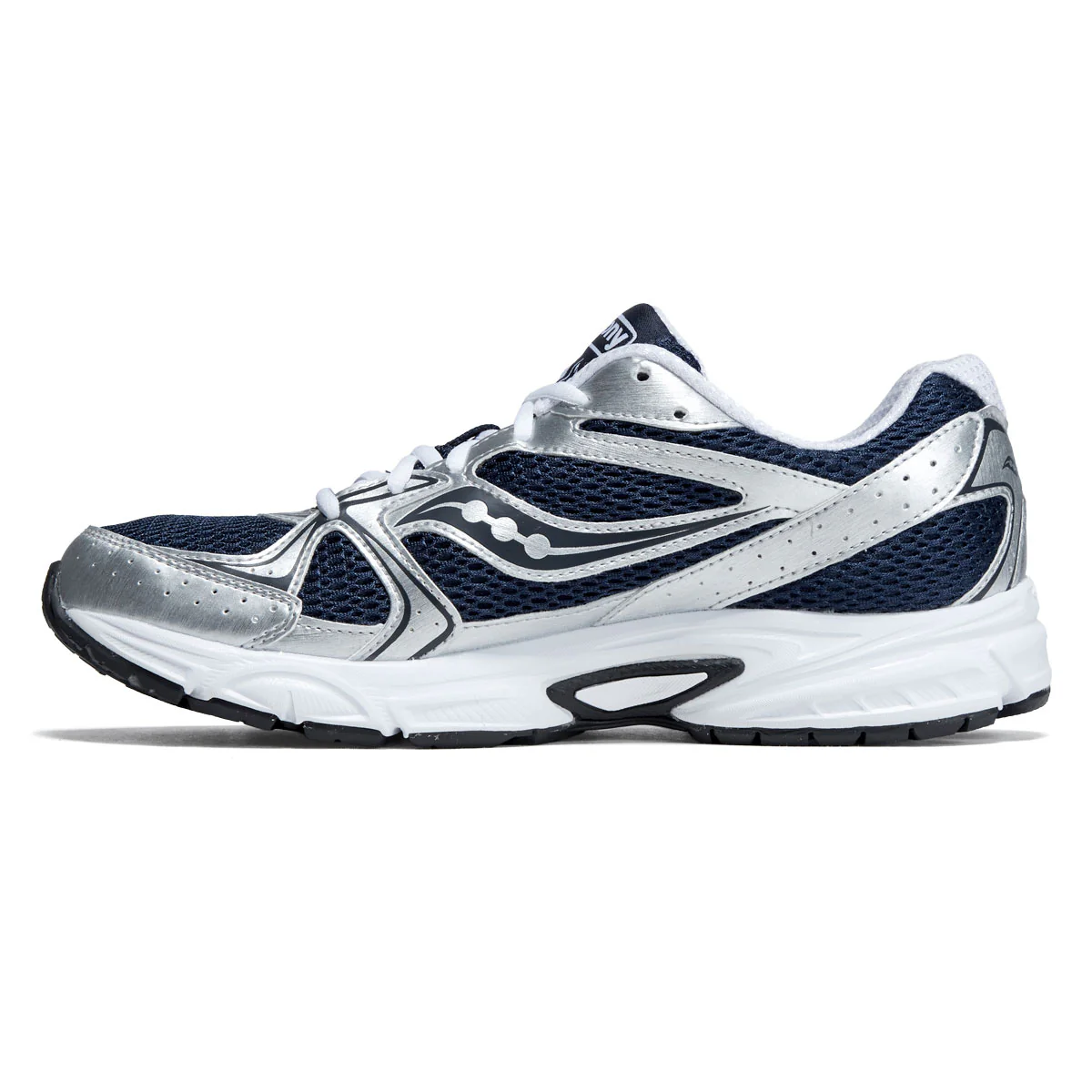 Saucony Ride Millennium Shoes - Navy/Silver - Image 2