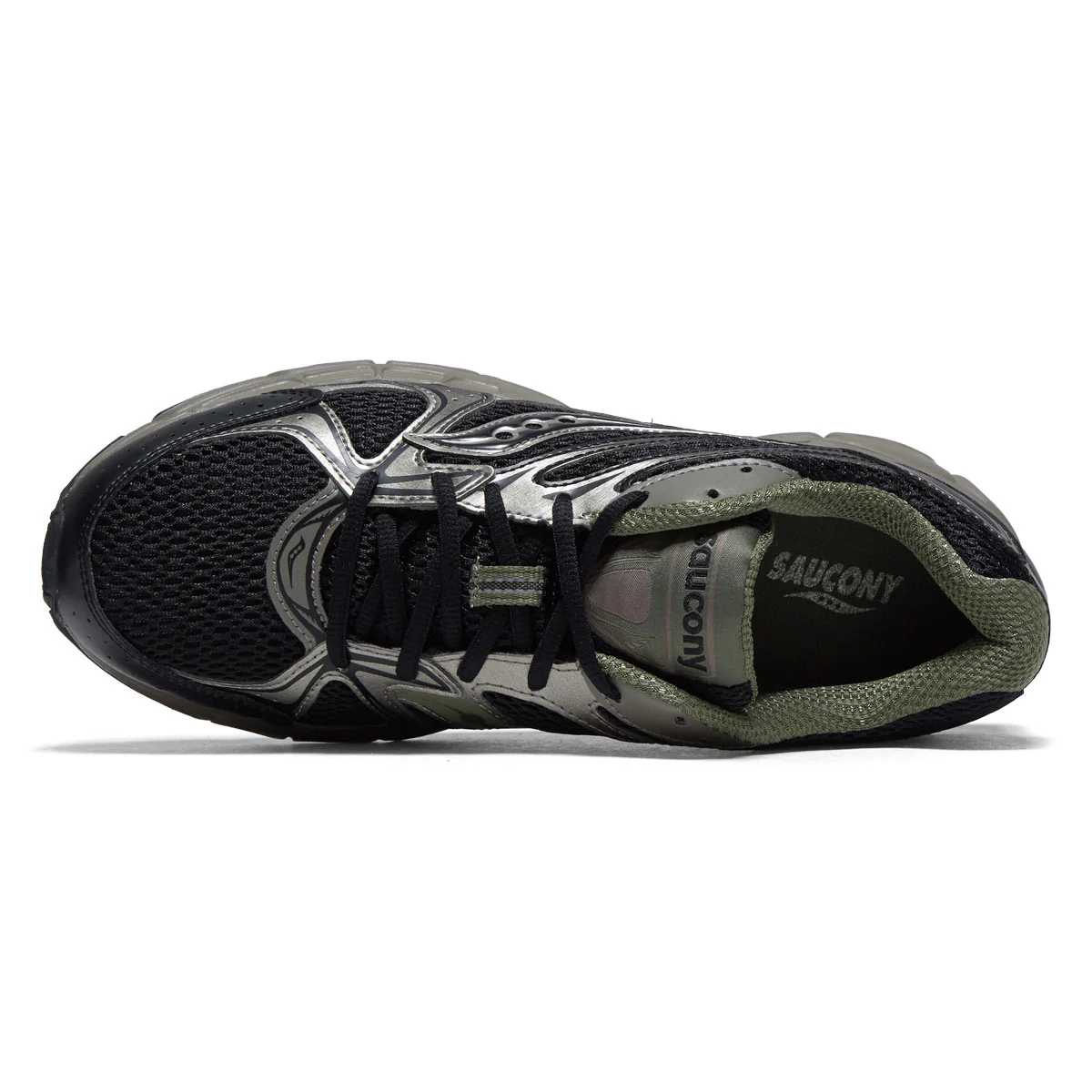 Saucony Ride Millennium Shoes - Olivine/Black - Image 3