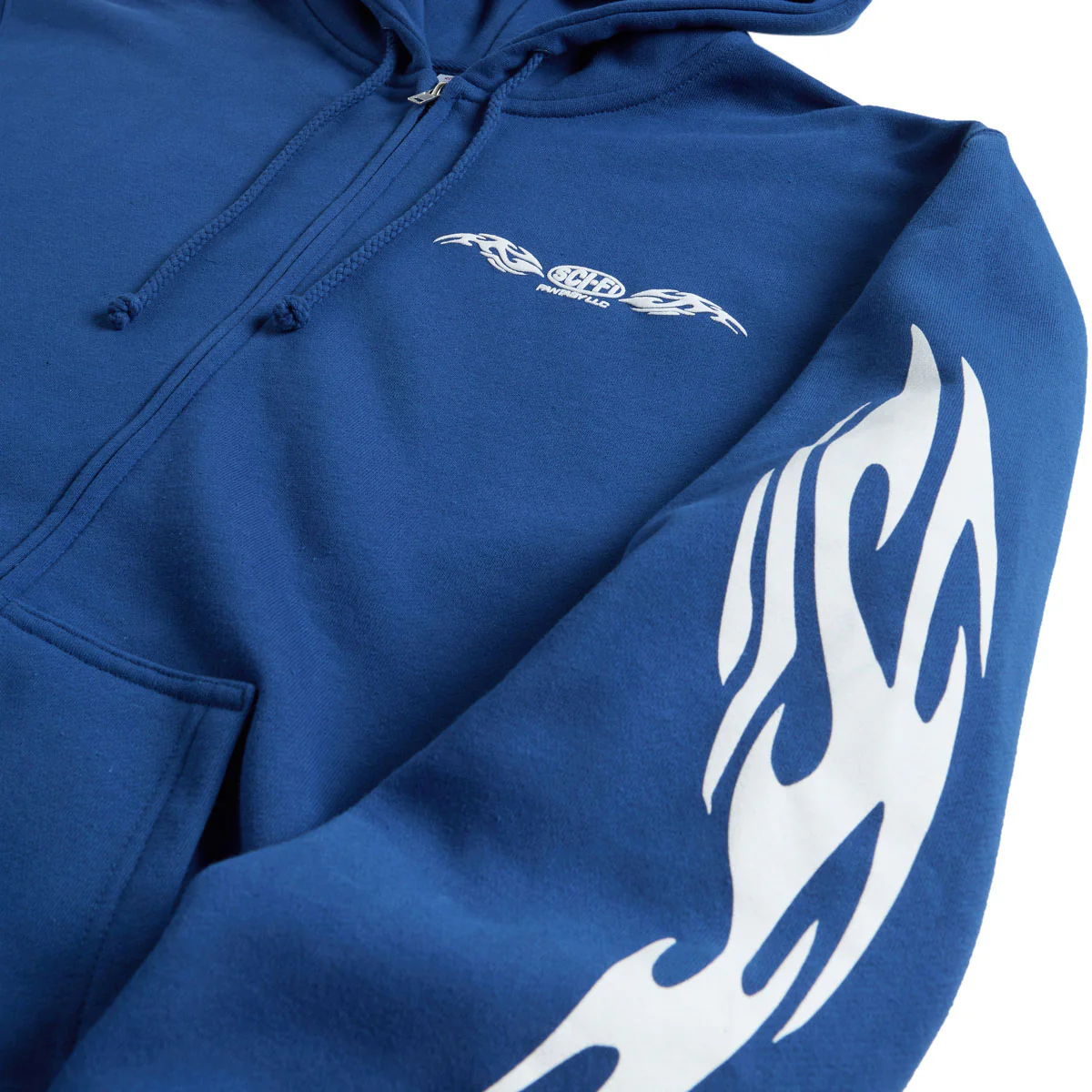 Sci-Fi Fantasy Origin Zip Hoodie - Royal - Image 2