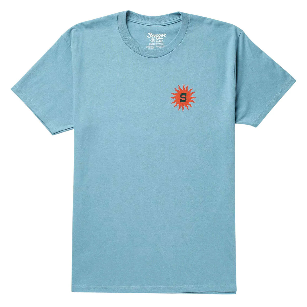 Seager Baja T-Shirt - Ocean Breeze - Image 2
