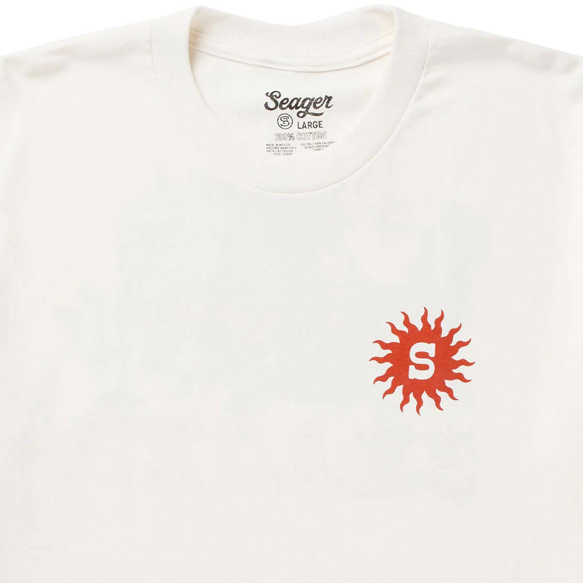 Seager Baja T-Shirt - Vintage White - Image 3