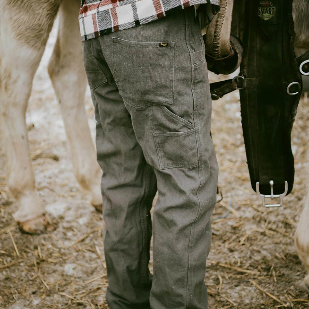 Seager Bison Canvas Pants - Darkwood - Image 5