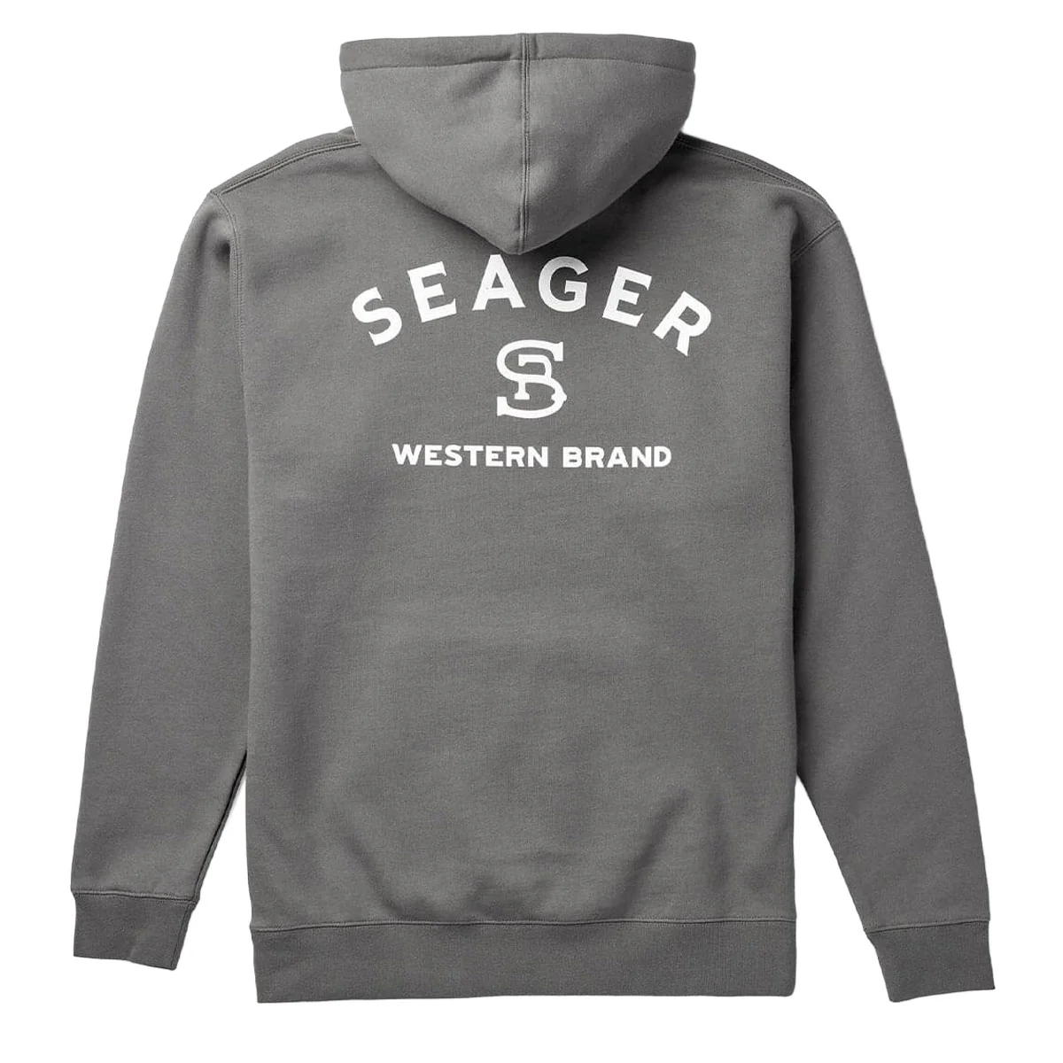 Seager Branded Hoodie - Charcoal - Image 2