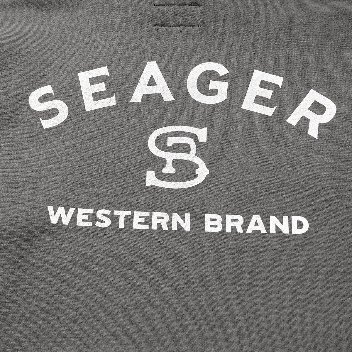 Seager Branded Hoodie - Charcoal - Image 4