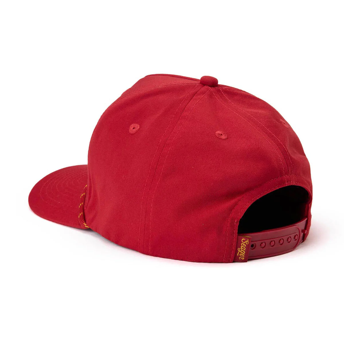Seager Branded Snapback Hat - Maroon - Image 2