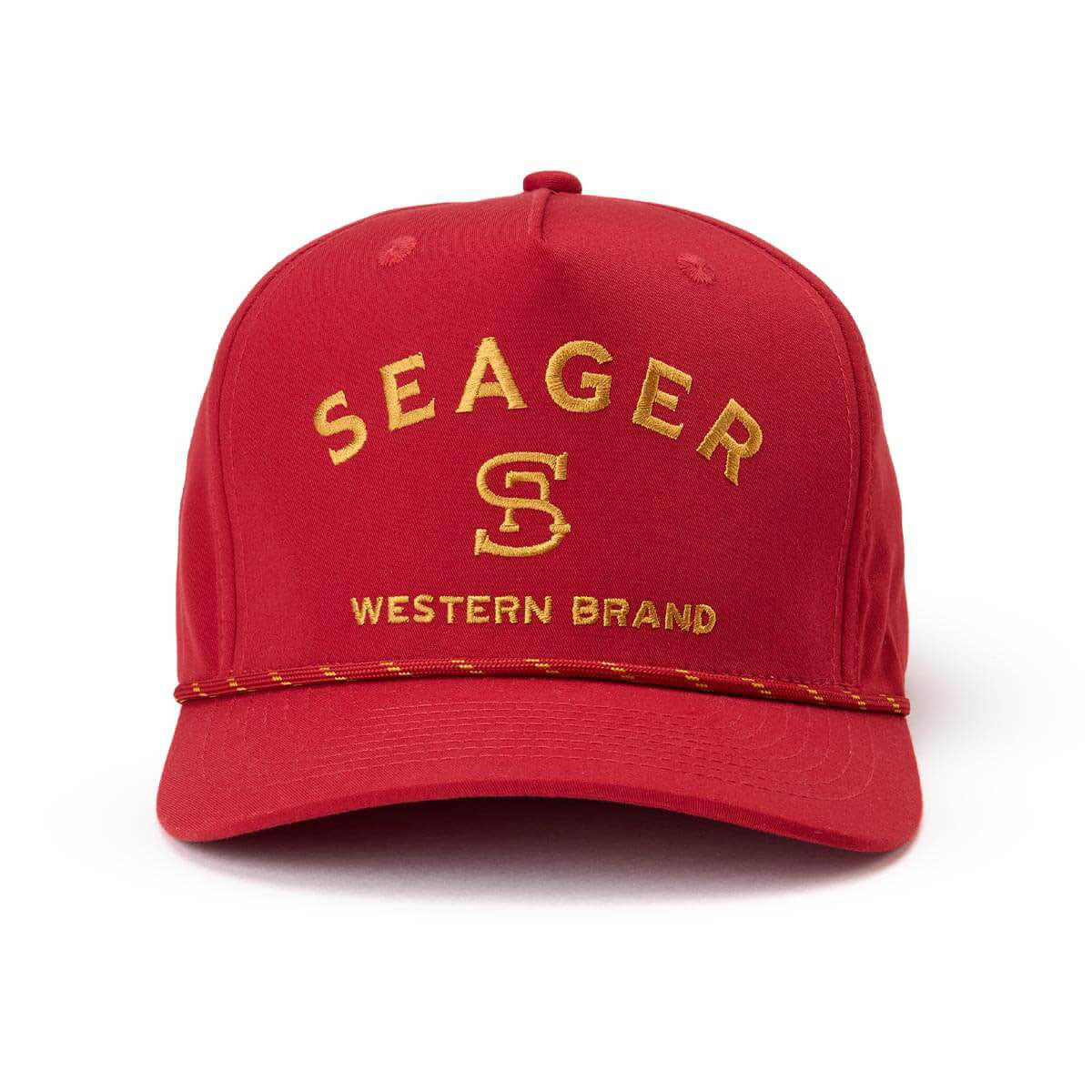 Seager Branded Snapback Hat - Maroon - Image 3