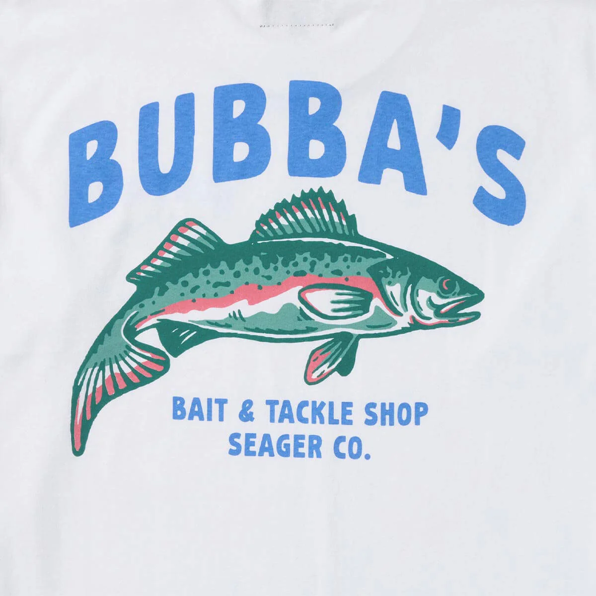 Seager Bubbas Long Sleeve T-Shirt - White - Image 4