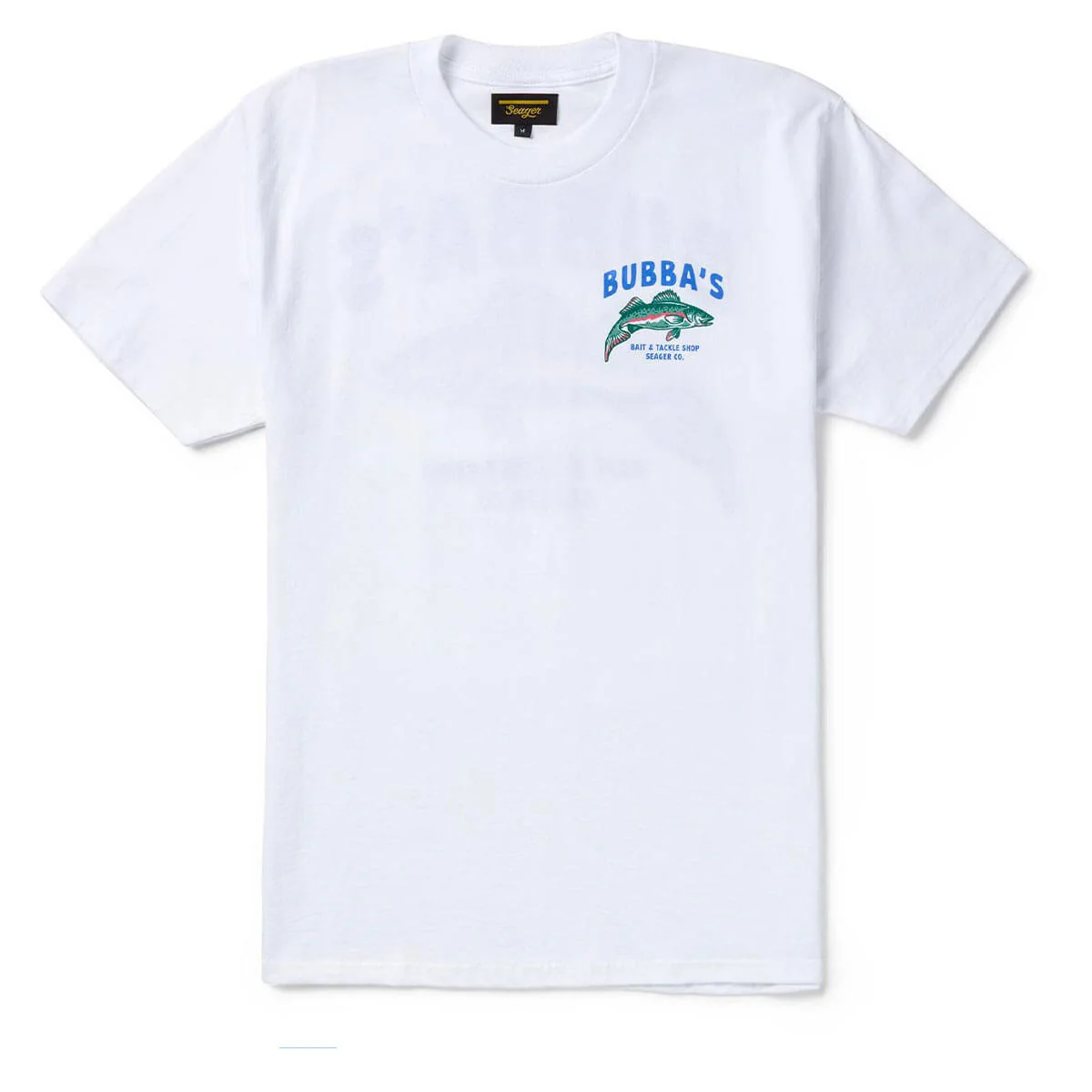 Seager Bubbas T-Shirt - White - Image 2