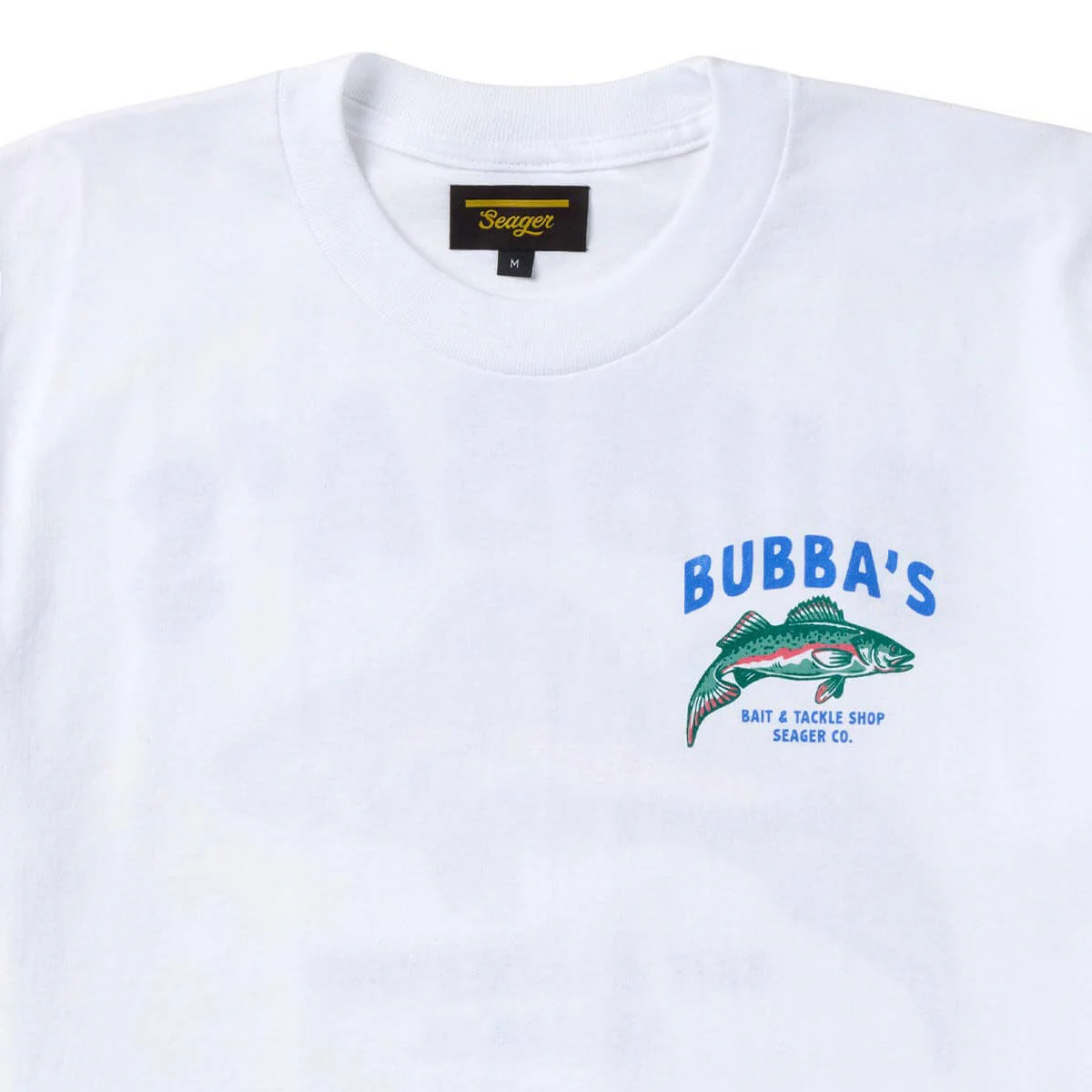 Seager Bubbas T-Shirt - White - Image 3