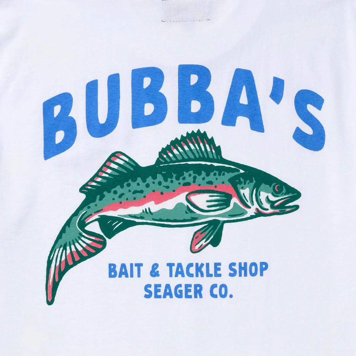 Seager Bubbas T-Shirt - White - Image 4