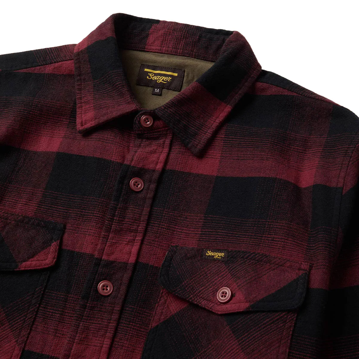 Seager Calico Flannel Shirt - Red Rock Plaid - Image 3