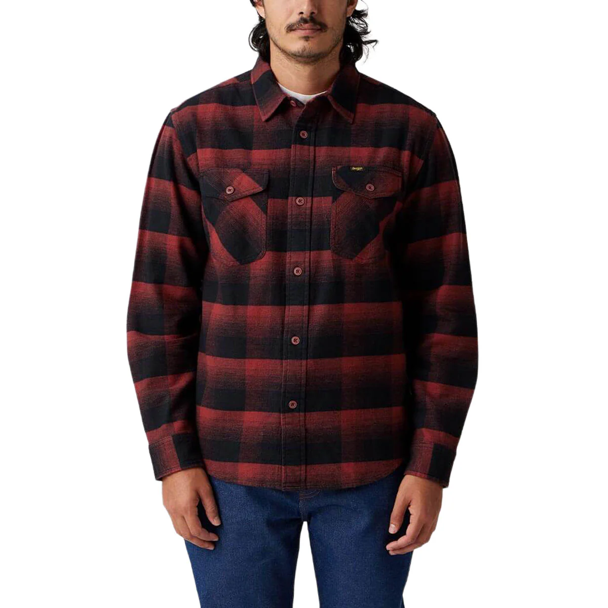Seager Calico Flannel Shirt - Red Rock Plaid - Image 4