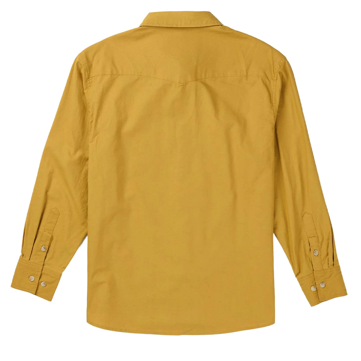 Seager Chief Long Sleeve Over Shirt - Washed Amber Gold - Image 2