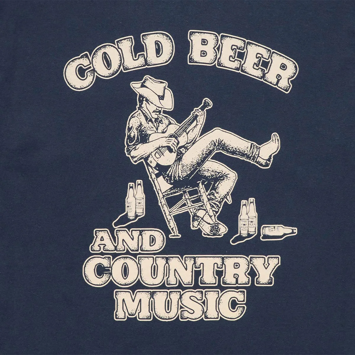 Seager Country Music T-Shirt - Navy - Image 2