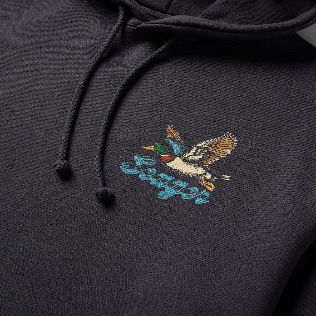 Seager Greenhead Hoodie - Asphalt - Image 3