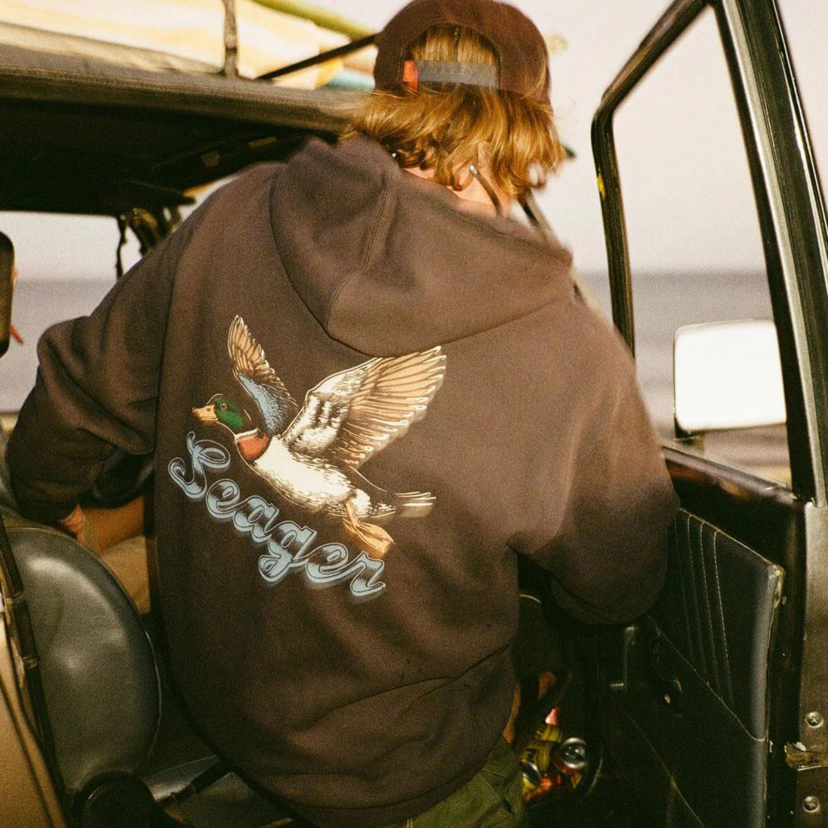 Seager Greenhead Hoodie - Asphalt - Image 4