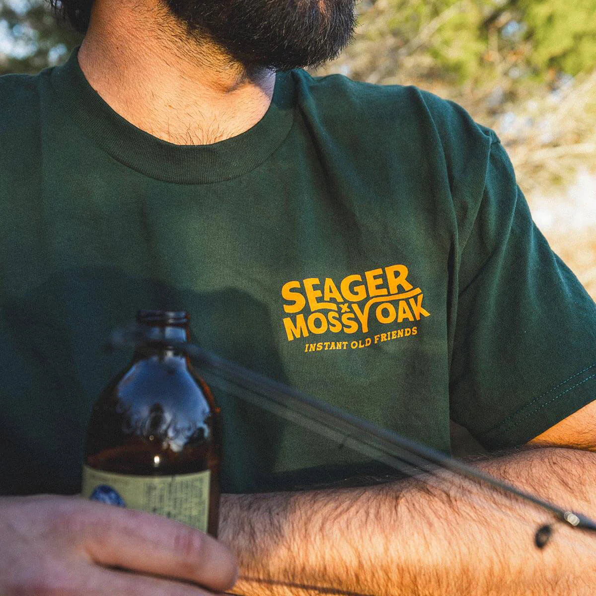 Seager I.O.F. T-Shirt - Forest Green - Image 4