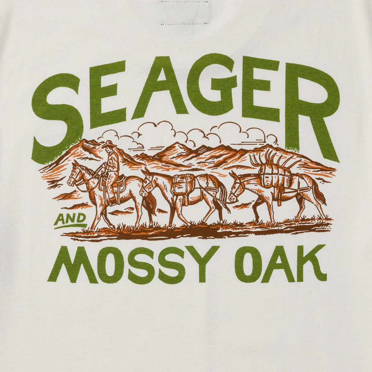 Seager Pack Out T-Shirt - Vintage White - Image 3